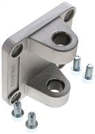 fixation oscillante en U ISO 15552 100 mm, Aluminium avec douille