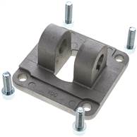 fixation oscillante en U ISO 15552 100 mm, Aluminium