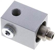 distributeur rotatif G 1/4"(fil. mâle)-4x G 1/4"(fil. femelle, 3x verrouillé)