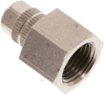 raccord fileté G 1/8"-4,3x3 mm, Laiton nickelé
