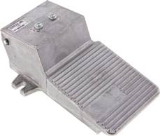 Clapet de pied 4/2 voies, G 1/4", Rappel par ressort