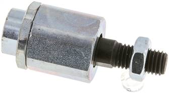 raccord flexo M 12, Acier galvanisé