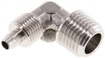 partie filetée coudée R 1/4"-6x4 mm, 1.4404 sans écrou