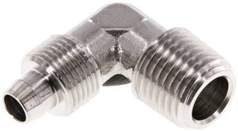 partie filetée coudée R 1/4"-8x6 mm, 1.4404 sans écrou