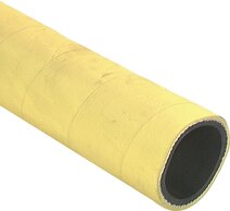 tuyau flexible en caoutchouc pour air comprimé/eau 51 (2")x66 mm, jaune