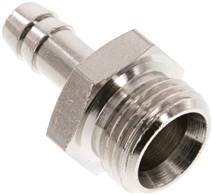 raccord cannelé fileté G 1/2"-9 (3/8") mm, Laiton nickelé