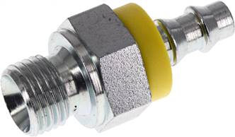 raccord enfichable G 1/4" fil. mâle (cône 60 °), tuyau GSP 6,4 mm