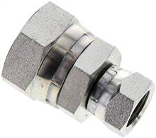connecteur droit avec cône 60 °, G 1"-G 1/2", Acier galvanisé