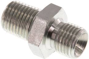 embout double à haute pression G 1/4"-NPT 1/4", Acier galvanisé