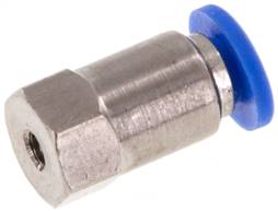 raccord enfichable avec filetage femelle M 3-3 mm, IQS standard