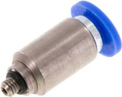 raccord enfichable droit M 3-4 mm, IQS standard à six pans creux