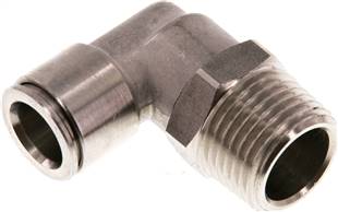 raccord enfichable coudé, pos. R 1/2"-12 mm, IQS inox