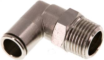 Raccord enfichable coudé T R 1/2"-12mm, IQS-MSV (Standard)