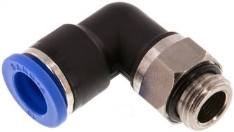 raccord enfichable coudé G 1/4"-10 mm, IQS standard