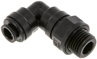 Raccord enfichable coudé T G 1/4"-6mm, IQS-FDA
