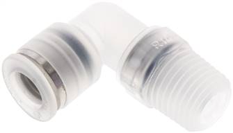 Raccord enfichable coudé R 1/4"-8mm, IQS-PP
