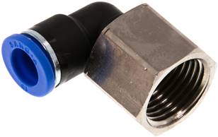 raccord enfichable coudé, fil. femelle G 1/2"-10 mm, IQS standard