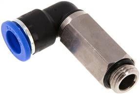 raccord enfichable coudé, G 1/4"-10 mm de long, IQS standard