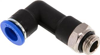 raccord enfichable coudé, G 1/4"-10 mm de long, IQS standard