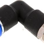 raccord enfichable coudé, G 1/4"-12 mm de long, IQS standard