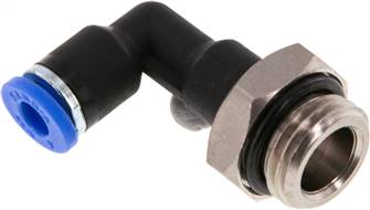 raccord enfichable coudé, G 1/4"-4 mm de long, IQS standard