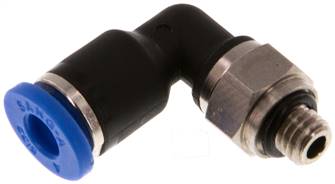 raccord enfichable coudé M 5-4 mm, IQS standard