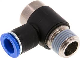 raccord enfichable coudé, à six pans creux R 1/2"-12 mm, IQS standard