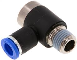 raccord enfichable coudé, à six pans creux R 1/4"-8 mm, IQS standard