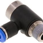 raccord enfichable coudé, à six pans creux R 1/8"-4 mm, IQS standard