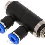 distributeur multiple enfichable, double G 1/8"-4 mm, IQS standard