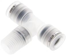 Raccord enfichable T R 1/4"-8mm, IQS-PP