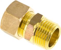 raccord fileté à compression droit R 1/2"-15 (M20x1,5) mm, en laiton