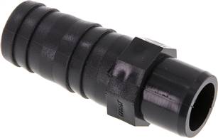 raccord cannelé à coller, PVC-U, 25mm, tuyau flexible 25 (1")mm