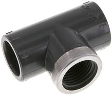 pièces en T filetée à coller, PVC-U, 20 mmxRp 1/2" fil. femelle20 mm