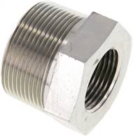 embout de réduction NPT 1-1/2"(fil. mâle)-NPT 1"(fil. femelle), Acier galvanisé