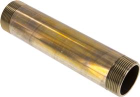 embout double de tuyau G 1-1/2"-200mm, laiton