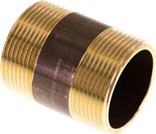 embout double de tuyau G 1-1/2"-60mm, laiton