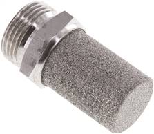 silencieux G 1", acier inoxydable