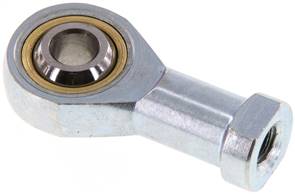 embout à rotule, M 6, Acier galvanisé