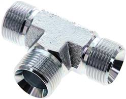 pièce en T, cône 60 ° G 1"-G 1"-G 1" (filetage mâle), Acier galvanisé
