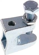 Pince-support en fonte malléable galvanisée, M 10 (1 à 20 mm)