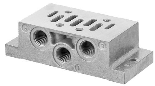 1825503146 (CONNECTION PLATE ISO2) AVENTICS - Einzelanschlussplatte, Gewindeanschlüsse seitlich