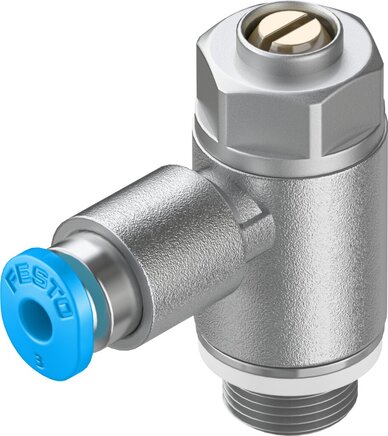 GRLZ-1/8-QS-3-D (193156) One-way flow control