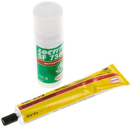 LOCTITE Colle acrylique bicomposant, 50 / 40 ml