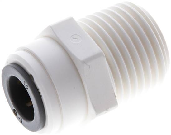 Raccord enfichable droit R IQS-LE EPDM — tube métrique