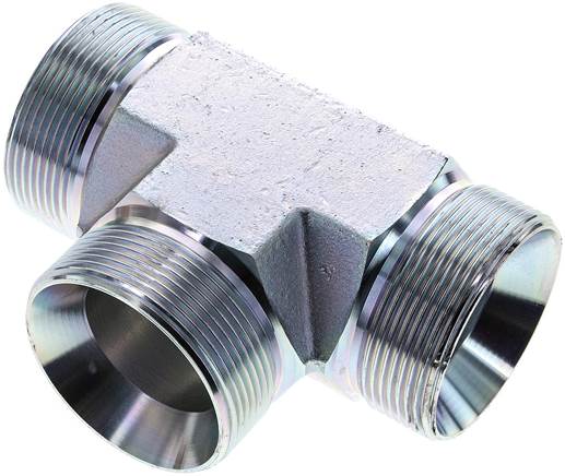 Pièce en T, cône 60 ° G 1 a 2 a 2 a 2"-G 1"-G 1" (filetage m