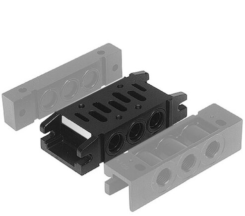 5801720000 (SUB BASE) AVENTICS - Grundplatte, Anschlüsse 2 und 4 unten