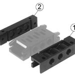 5802850000 (CONNECTING PIECE AU 115) AVENTICS - Endplatte links, Endplatte rechts