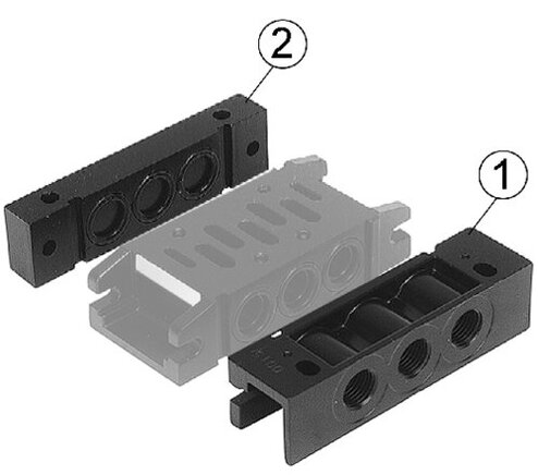 5801860000 (ENDPIECE) AVENTICS - Endplatte links, Endplatte rechts