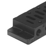 5801740000 (BASE PLATE ISO1-G1/4-ALU) AVENTICS - Einzelanschlussplatte, Anschlüsse seitlich